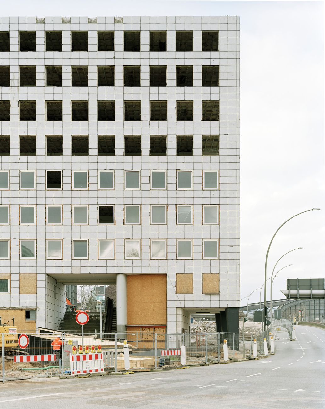 City-Hof Hamburg City Hof Hamburg, Rudolf Klophaus, Denkmalverein Hamburg, Leca-Platten-Fassade, Hamburger Nachkriegsmoderne, City-Hof e.V., Fotografie Dorfmüller Klier 