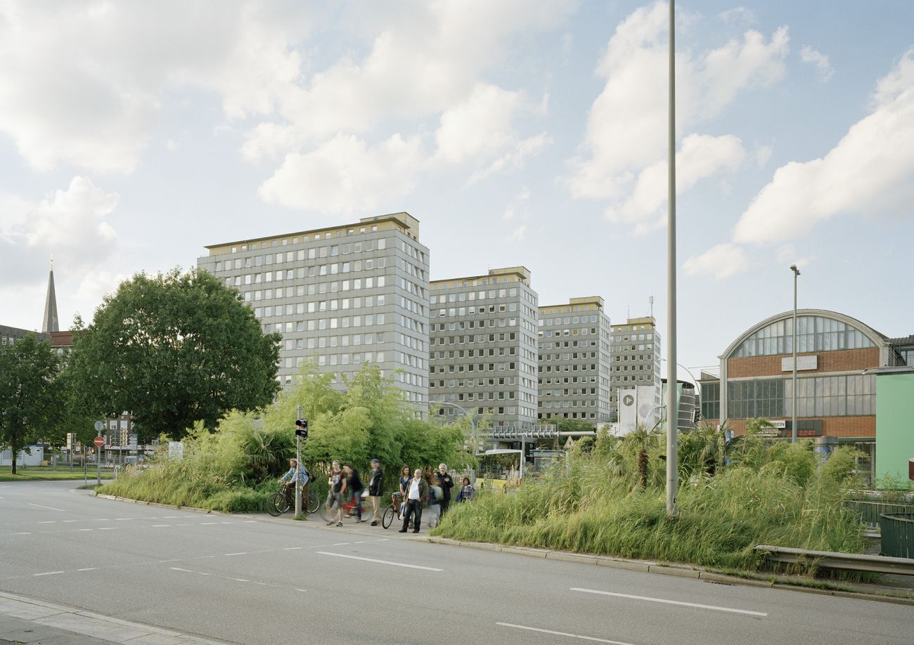 City-Hof Hamburg City Hof Hamburg, Rudolf Klophaus, Denkmalverein Hamburg, Leca-Platten-Fassade, Hamburger Nachkriegsmoderne, City-Hof e.V., Fotografie Dorfmüller Klier 