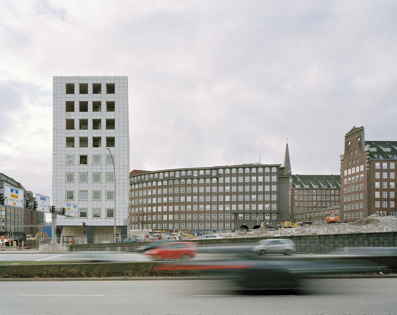 City-Hof Hamburg City Hof Hamburg, Rudolf Klophaus, Denkmalverein Hamburg, Leca-Platten-Fassade, Hamburger Nachkriegsmoderne, City-Hof e.V., Fotografie Dorfmüller Klier 