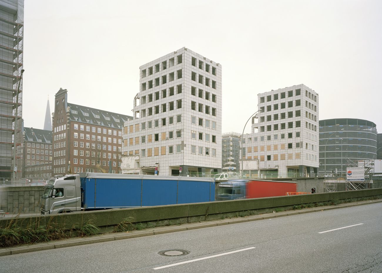 City-Hof Hamburg City Hof Hamburg, Rudolf Klophaus, Denkmalverein Hamburg, Leca-Platten-Fassade, Hamburger Nachkriegsmoderne, City-Hof e.V., Fotografie Dorfmüller Klier 