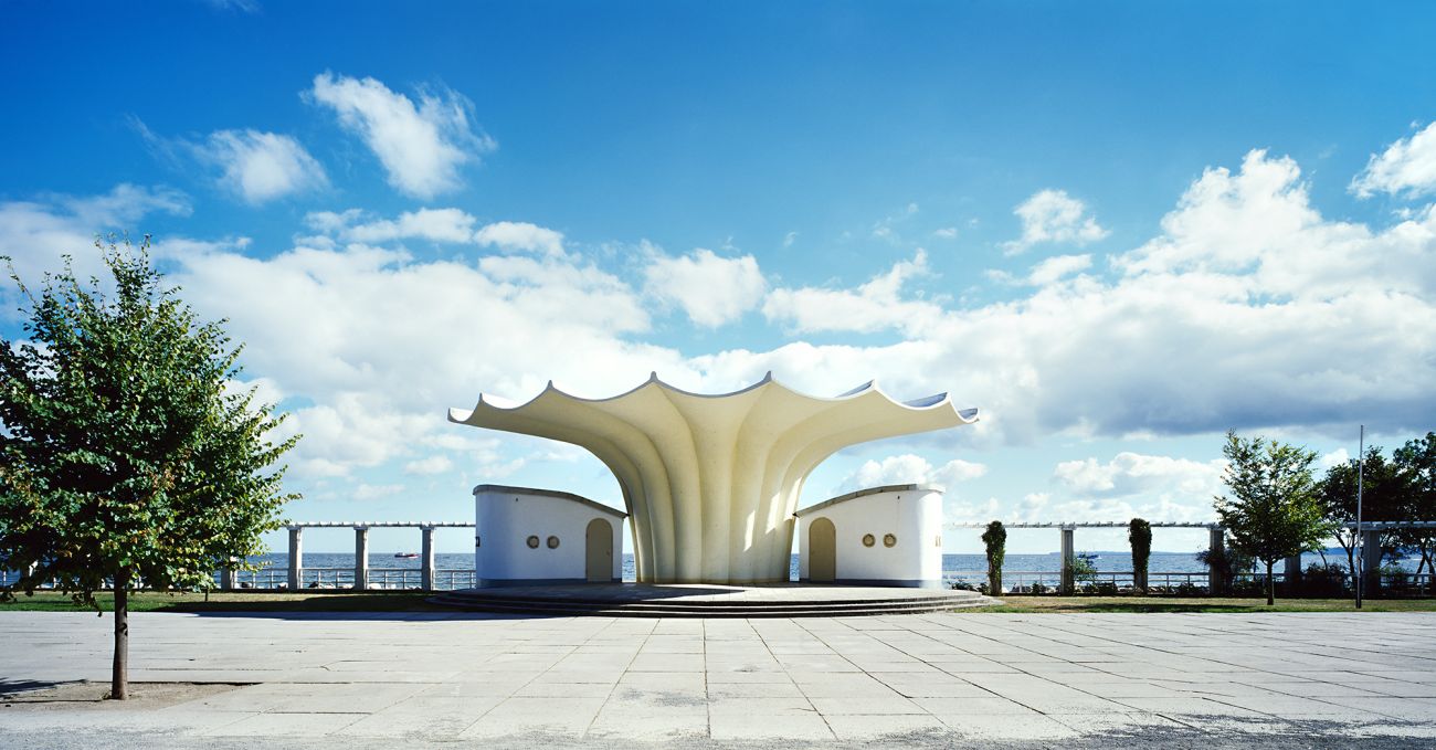 Schalenbauten von Ulrich Müther Beton-Schalenbauten, Schalenbauten, Ulrich Müther, Schalenbauten Rügen, Architekturfotografie Hamburg, Hyparschalenbauten, Hyparschale, Fotografie Dorfmüller Klier 