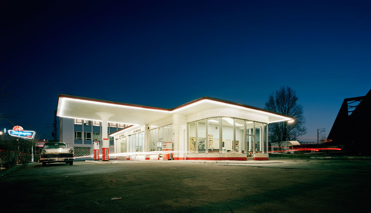 Tankstelle Brandshof Oldtimer-Tankstelle, Tankstelle Brandshof, Gasolin-Tankstelle, Großtankstelle Brandshof, Architekturfotografie Hamburg, Fotografie Dorfmüller Klier 