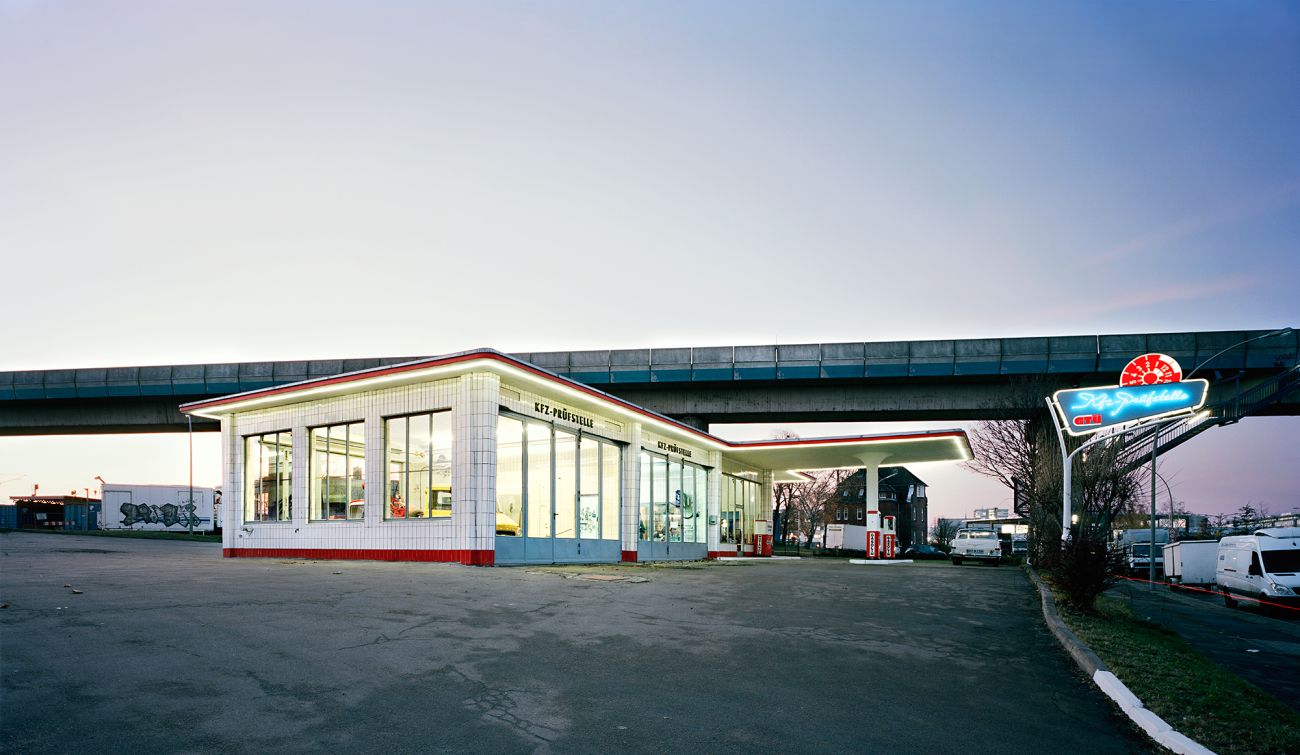 Tankstelle Brandshof Oldtimer-Tankstelle, Tankstelle Brandshof, Gasolin-Tankstelle, Großtankstelle Brandshof, Architekturfotografie Hamburg, Fotografie Dorfmüller Klier 
