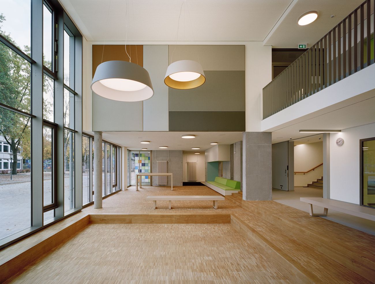 Campus Rissen Hamburg Campus Rissen Hamburg, Stadtteilschule Rissen, Eternit Fassade, zweitraum Büro für Architektur, Architekturfotografie Hamburg, Fotografie Dorfmüller Klier 