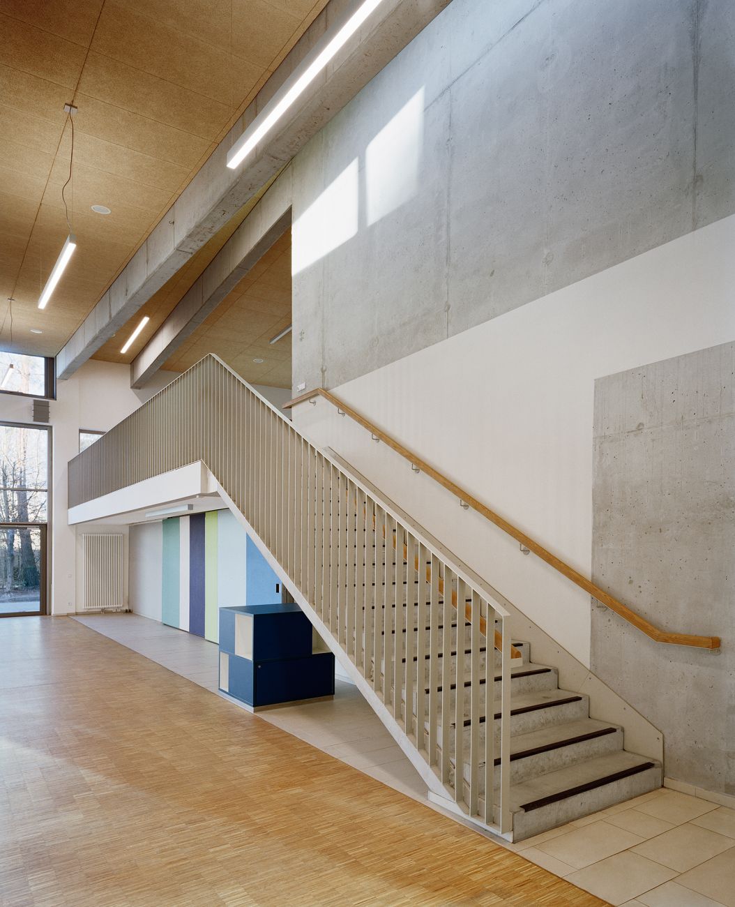 Campus Rissen Hamburg Campus Rissen Hamburg, Stadtteilschule Rissen, Eternit Fassade, zweitraum Büro für Architektur, Architekturfotografie Hamburg, Fotografie Dorfmüller Klier 